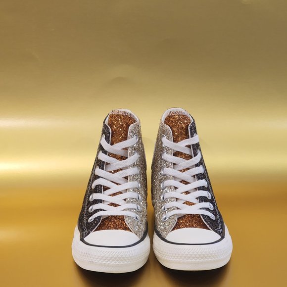 Converse Shoes Converse Ctas Hi Glitter By You Womens Sneakers 73144c Nwt Poshmark